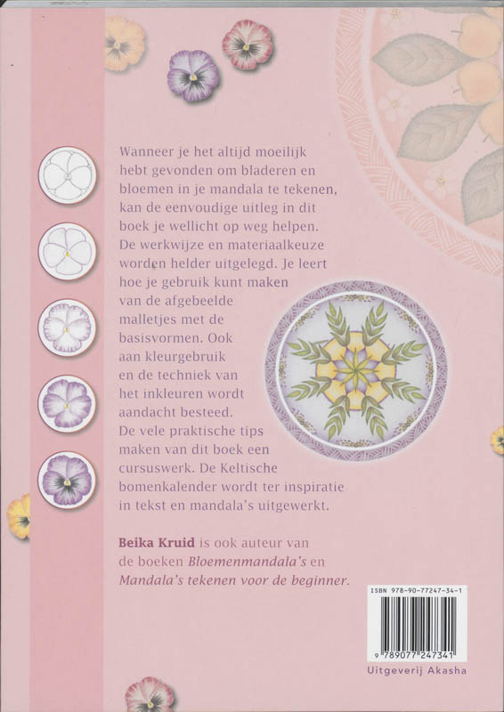 Bloemen en planten in je mandala tekenen voor de beginner achterkant