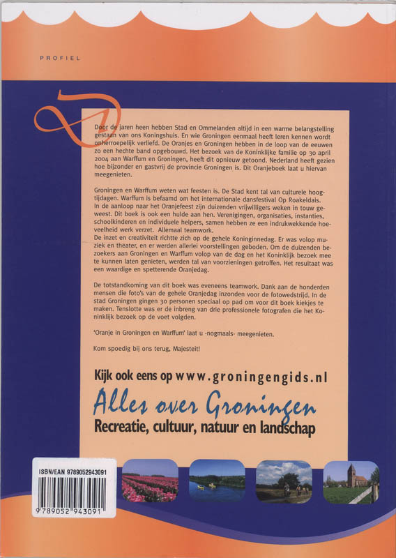 Oranje In Groningen En Warffum achterkant