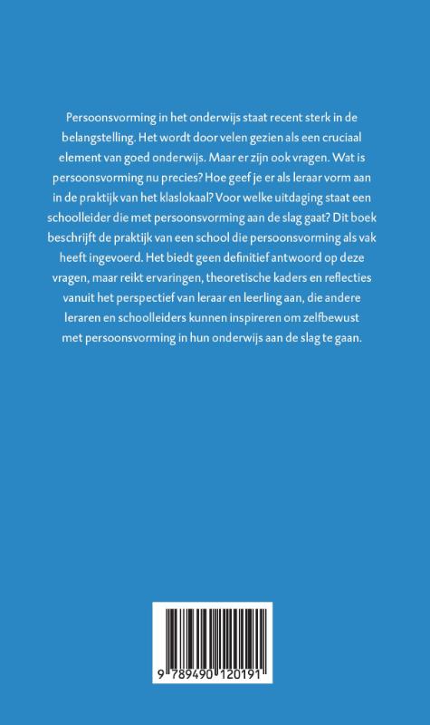 Kiezen voor persoonsvorming achterkant