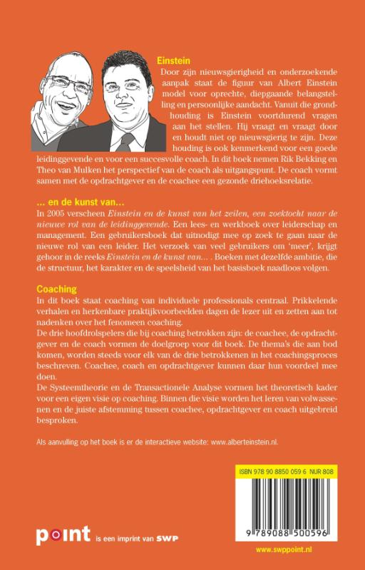 Einstein en de kunst van het coachen achterkant