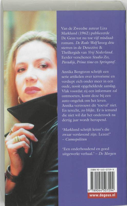 De rode wolf / druk Herdruk achterkant