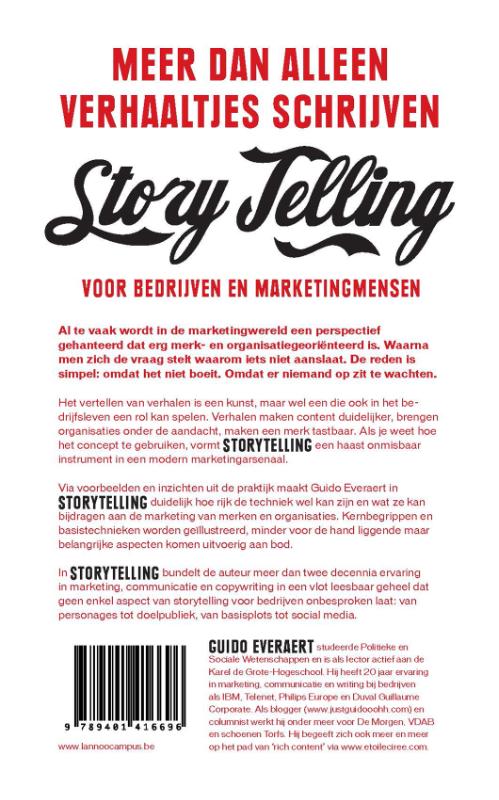 Storytelling achterkant