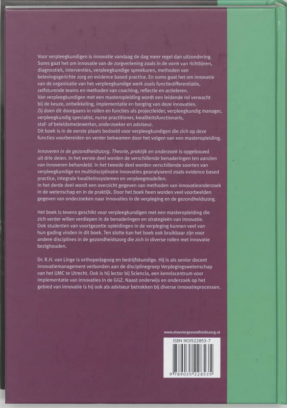 Innoveren in de gezondheidszorg achterkant