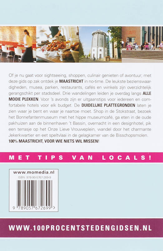 100% Maastricht / 100% stedengidsen achterkant