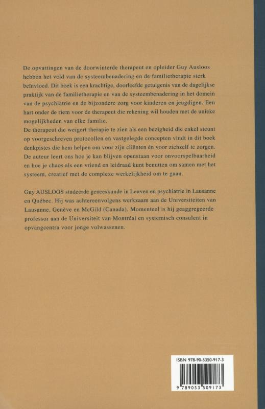 De competentie van families achterkant