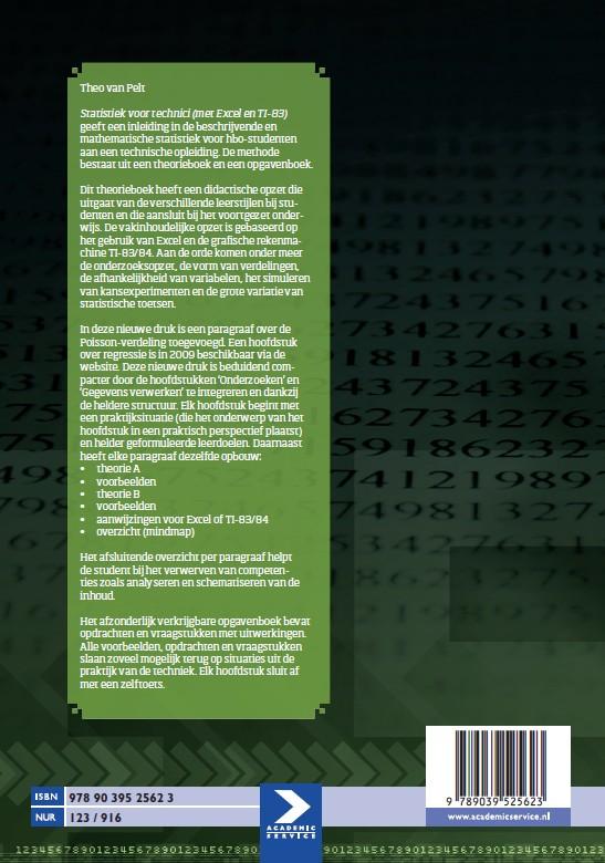 Statistiek voor technici achterkant