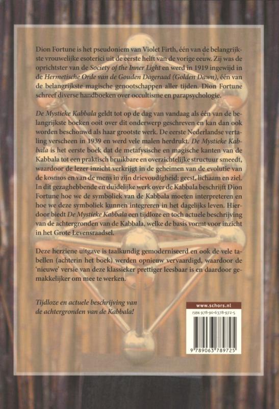 De mystieke kabbala achterkant