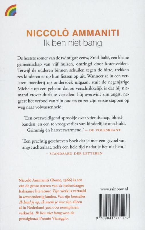 Ik ben niet bang achterkant