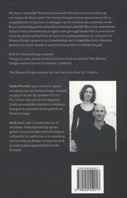 Human design achterkant