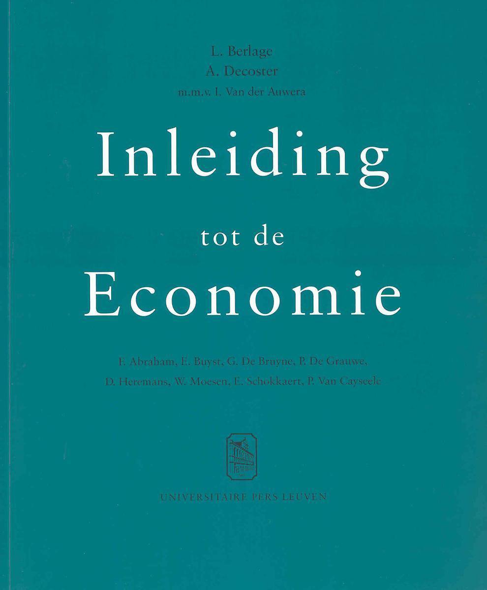 Inleiding tot de economie