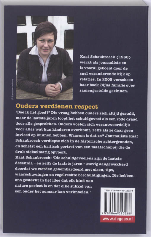 Een verpletterend gevoel van verantwoordelijkheid achterkant