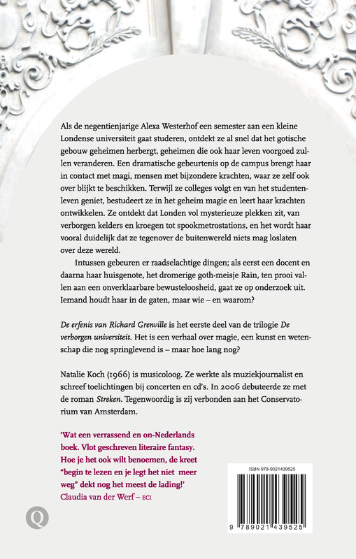 De erfenis van Richard Grenville / De verborgen universiteit / 1 achterkant