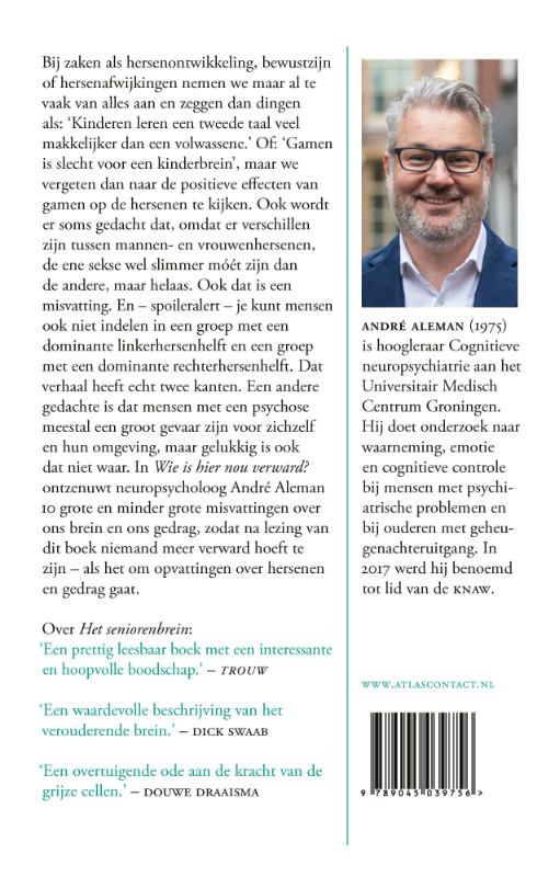 Wie is hier nou verward? achterkant