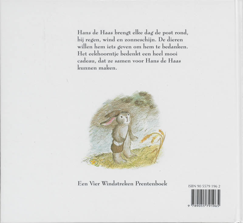 Postbode Hans De Haas achterkant