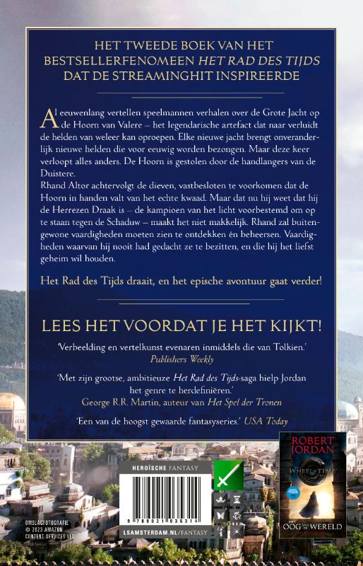 De grote jacht / Het Rad des Tijds / 2 achterkant