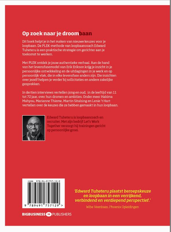 Op zoek naar je droombaan achterkant