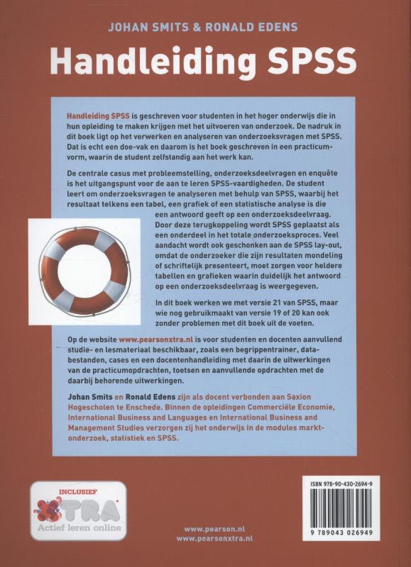 Handleiding SPSS achterkant