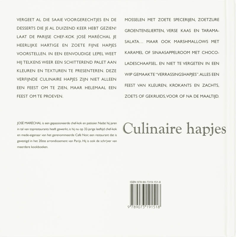 Culinaire Hapjes achterkant