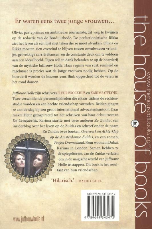 Juffrouw Holle achterkant