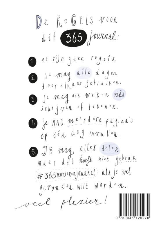 365 manieren om naar je dag te kijken achterkant