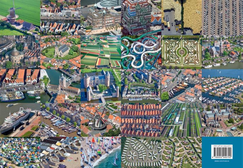 Kleur de bovenkant van Nederland achterkant