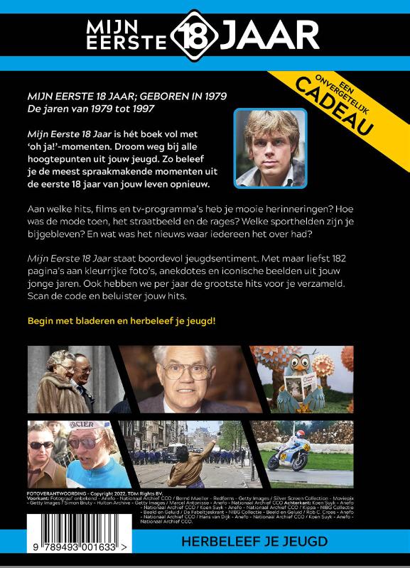 Geboren in 1979 / Mijn eerste 18 jaar achterkant