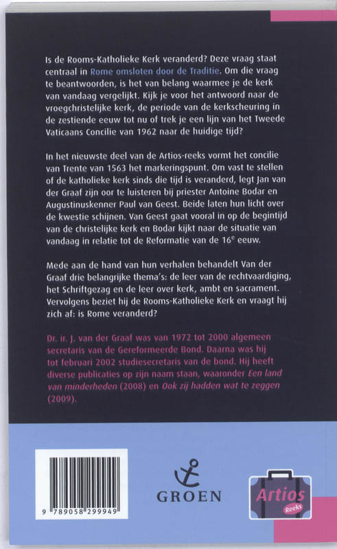 Rome omsloten door de traditie / Artios-reeks achterkant