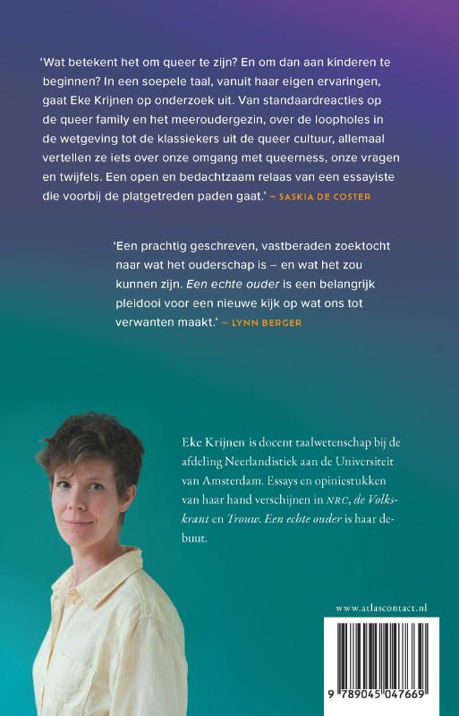 Een echte ouder achterkant