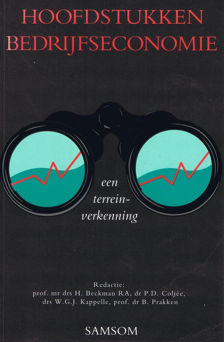 Hoofdstukken bedrijfseconomie