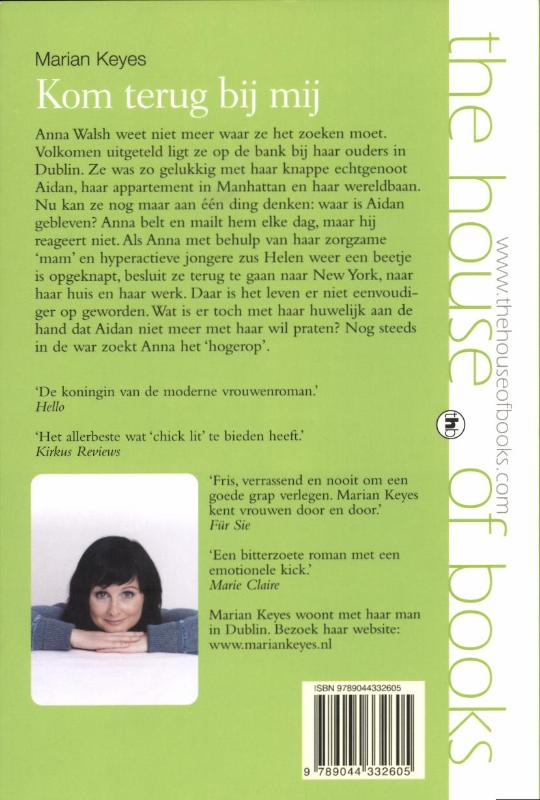 Kom terug bij mij achterkant