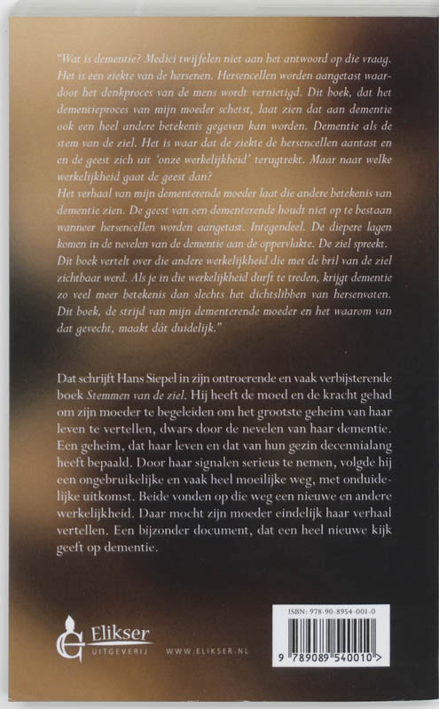 Stemmen van de ziel achterkant