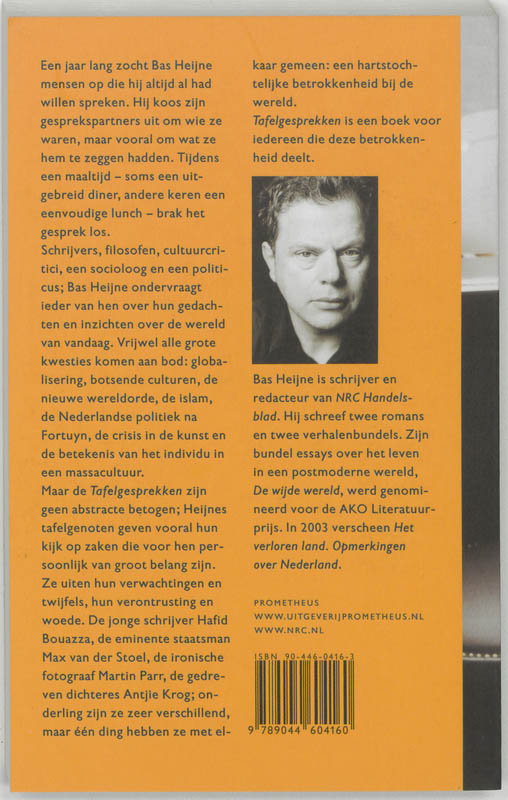 Tafelgesprekken achterkant