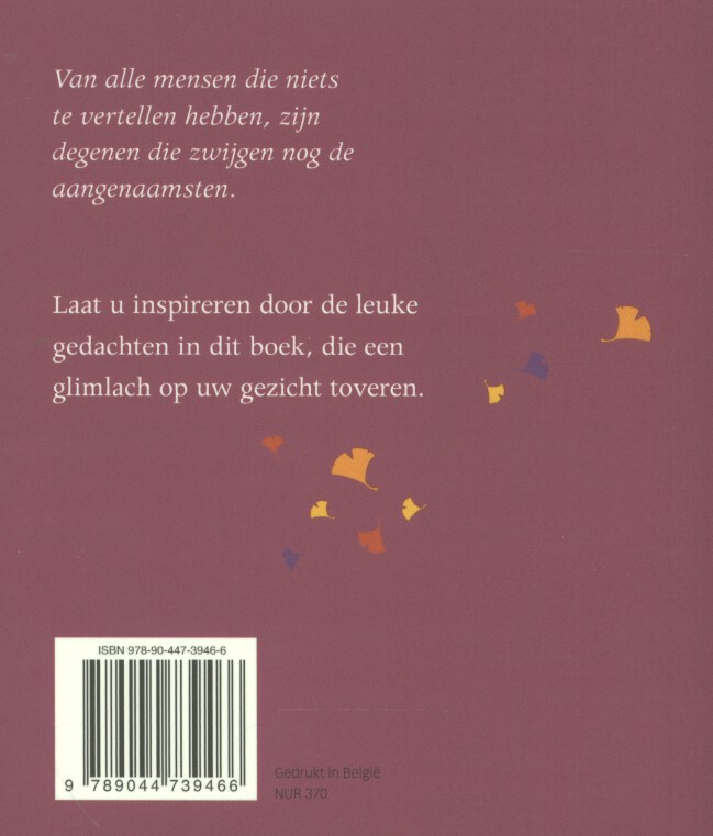 Elke dag een glimlach achterkant