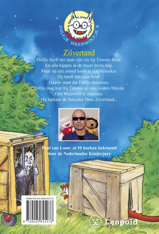 Dolfje Weerwolfje 3 Zilvertand achterkant