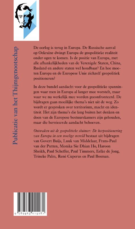Ontwaken uit de geopolitieke sluimer / Annalen van het Thijmgenootschap / 110/2 achterkant