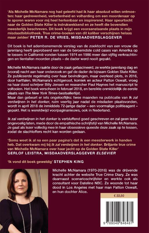 Ik zal verdwijnen in het donker achterkant