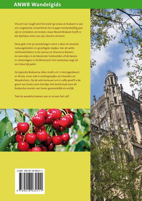 ANWB wandelgids - Noord-Brabant achterkant