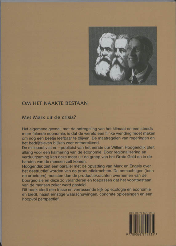 Om het naakte bestaan achterkant