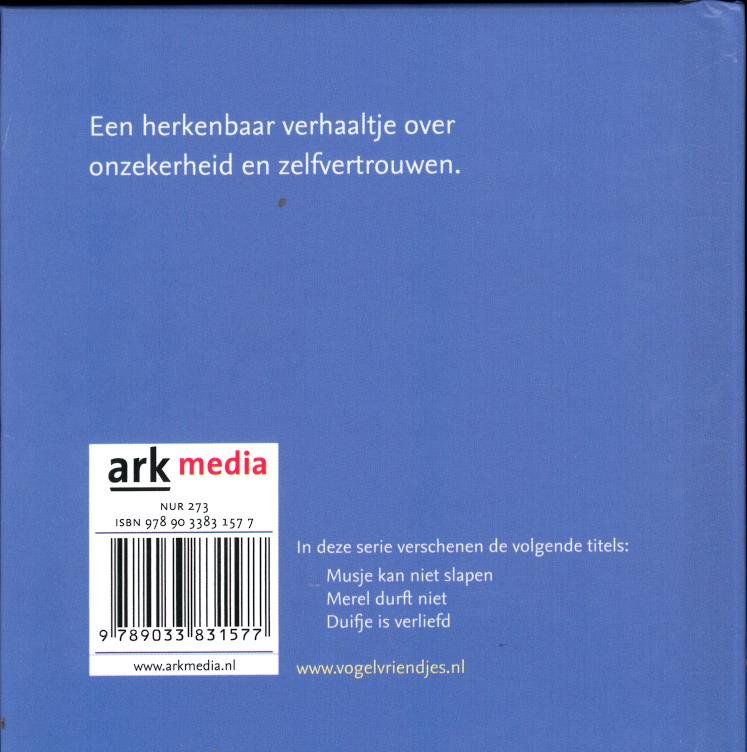 Koolmees zingt vals achterkant