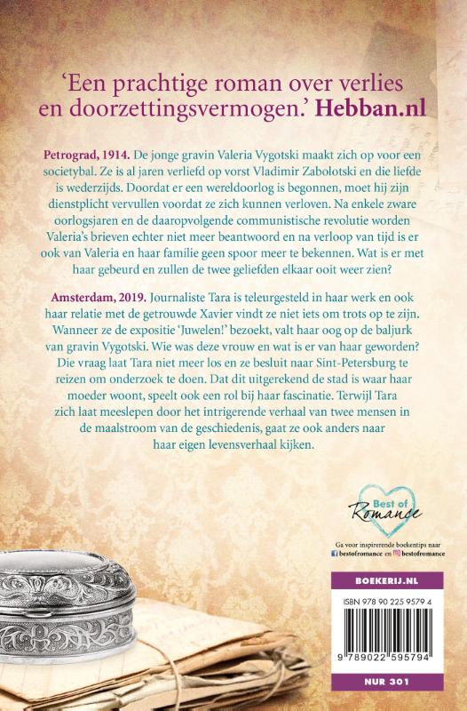 De verloren dromen van Valeria achterkant