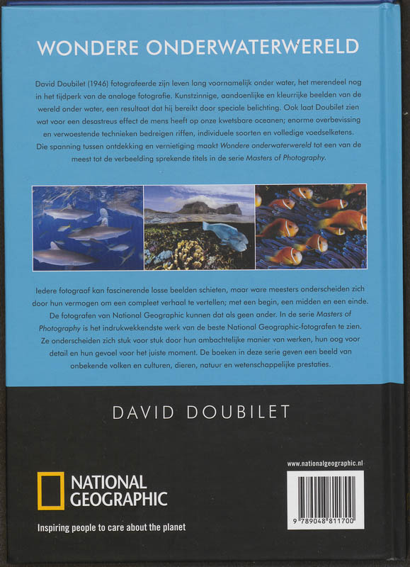 Wondere onderwaterwereld / Masters of Photography achterkant