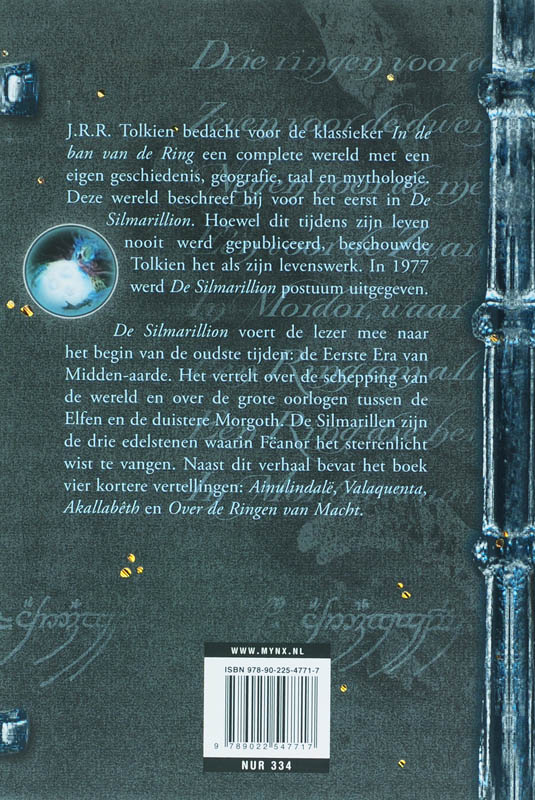 De Silmarillion achterkant