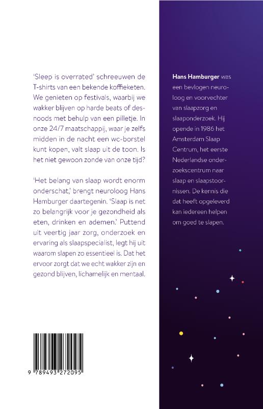 Slaap je wakker en gezond achterkant