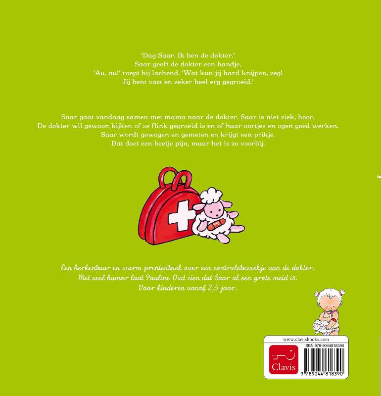 Kas en Saar  -   Saar bij de dokter achterkant