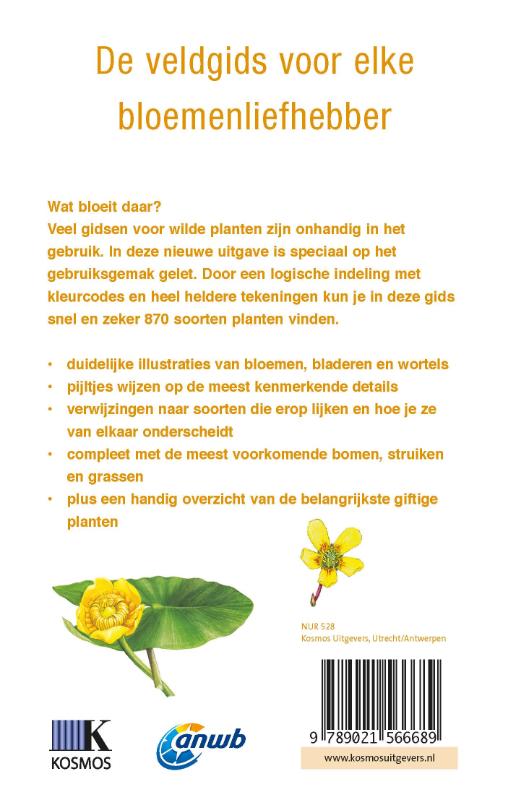 ANWB natuurgidsen - ANWB Bloemengids achterkant