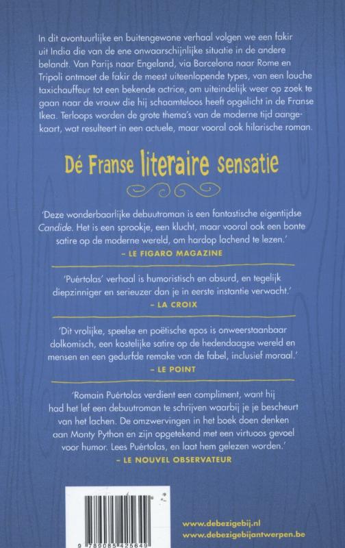 De wonderbaarlijke reis van de fakir die vastzat in een Ikea-kast achterkant