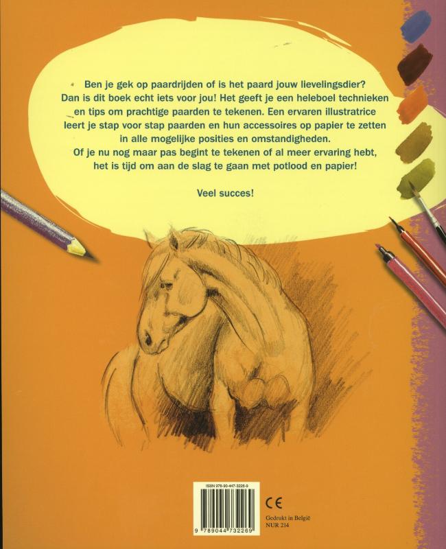 Stap voor stap paarden leren tekenen achterkant