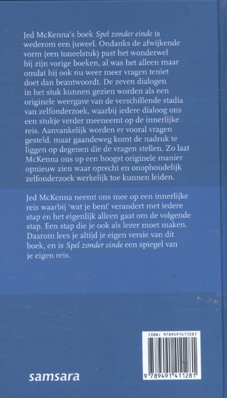 Spel zonder einde achterkant