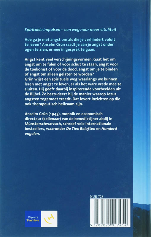 Maak van angst je levenskracht achterkant