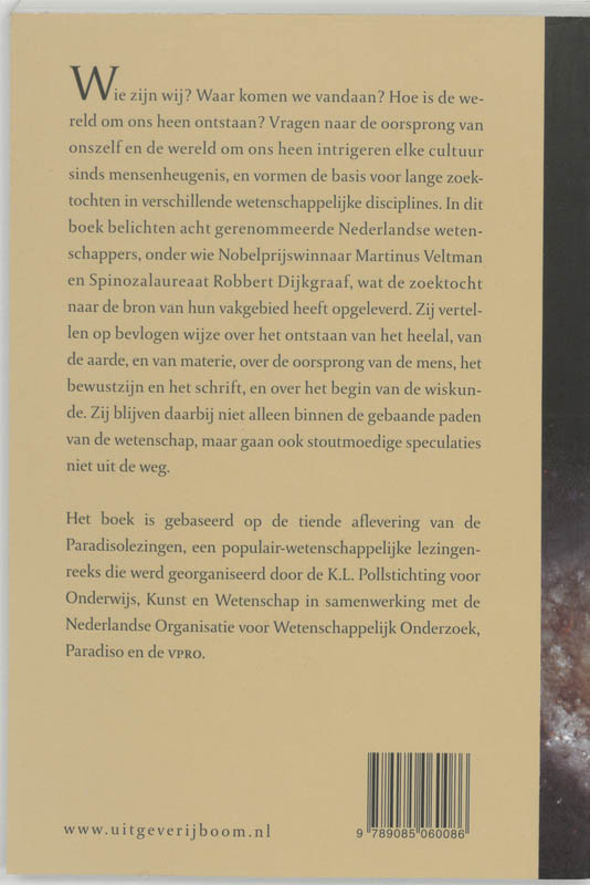 Oorsprong achterkant